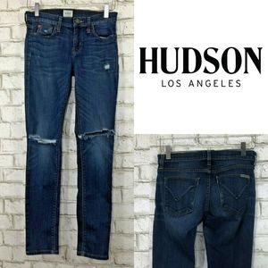Hudson "Colette" Distressed Skinny 26